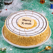 Butterscotch Merry Christmas Cake
