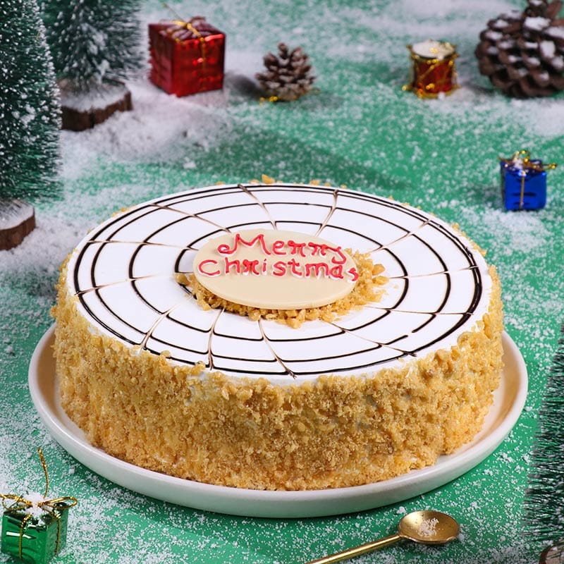 Butterscotch Cake for Xmas