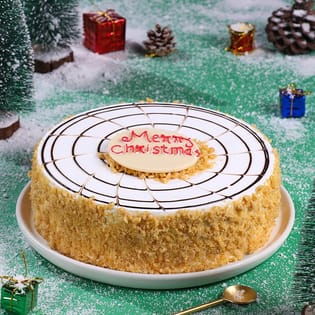 Butterscotch Cake for Xmas