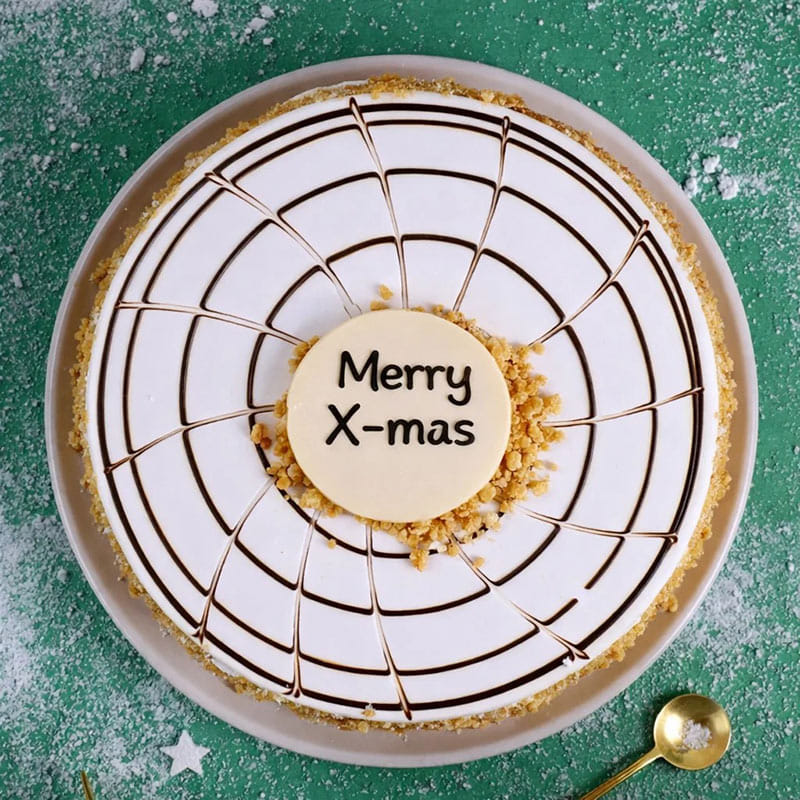 Butterscotch Merry Christmas Cake