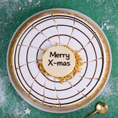 Butterscotch Merry Christmas Cake