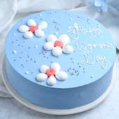 Womens Day Buttery Blue Delight Cake