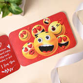 Order Forever Love Smiley Card for Valentine's Day