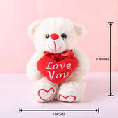 Buy Love Teddy For Valentines Day