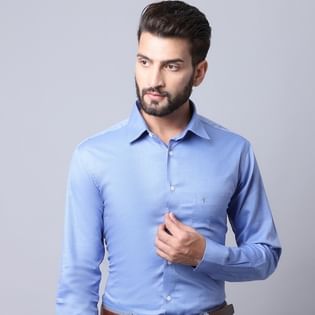 Elegant Royal Blue Cantabil Shirt