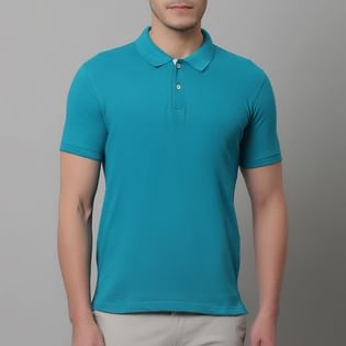 Cantabil Polo Blue Tshirt