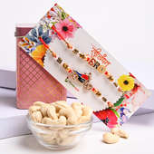 Buy Set of 2 rakhi online for Brother - Cahews With Two Rakhis