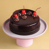 Cherry Glaze Black Forest Cake