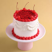 Red Velvet Cherry Bliss Cake