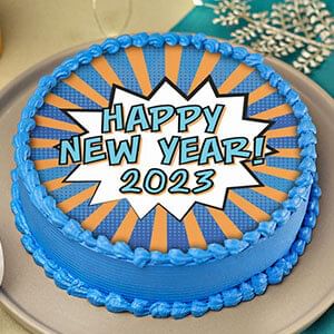Happy New Year 2023 Background New Year Holidays Card Bright Stock Photo by  avgustin 524995986