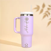 Calming Lavender Personalised Tumbler