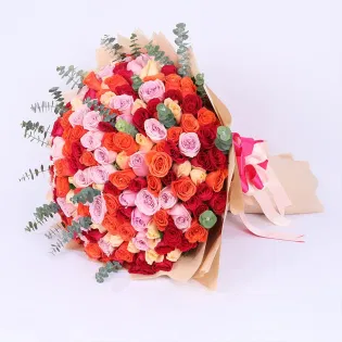 Pastel Symphony Of Roses