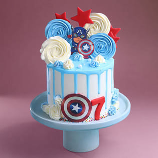 Captain America Avengers Cake