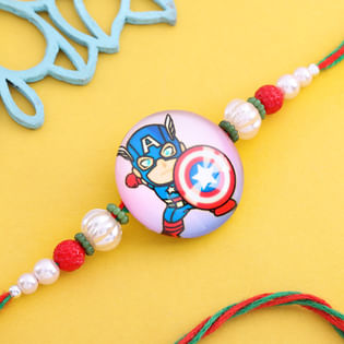 Captain America Fight Mode Rakhi