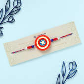 Captain America Heroic Rakhi for Kids