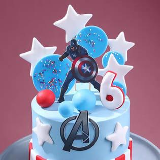 Captain America Marvel Hero Cake