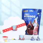 Captain America Rakhi With Chocolates