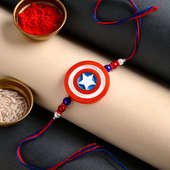 Send Captain America Shield Rakhi to USA for Kids Online