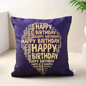 Captivating Dark Purple Cushion