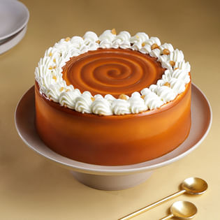 Caramel Glaze Butterscotch Cake