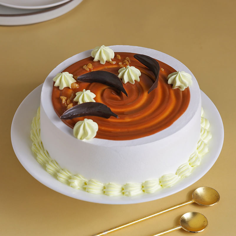 Caramel Glaze Butterscotch Cake