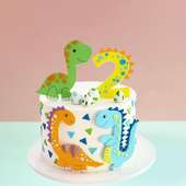 Cartoon Dinosaurs Party Cake