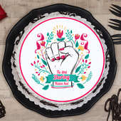Celebrating Naari poster cake