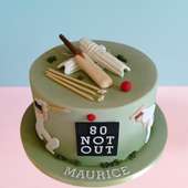 Celebratory Cricket Theme Cake