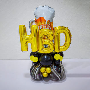 Celebratory Hbd Balloon Bouquet Online