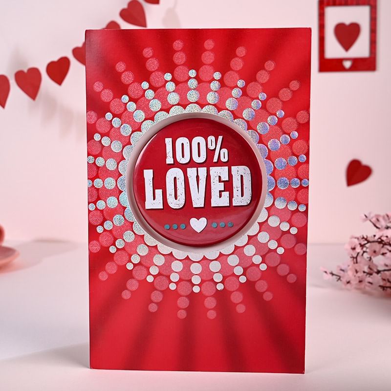 Cent Percect Loved Card