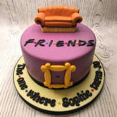 Central Perk Friends Fondant Cake