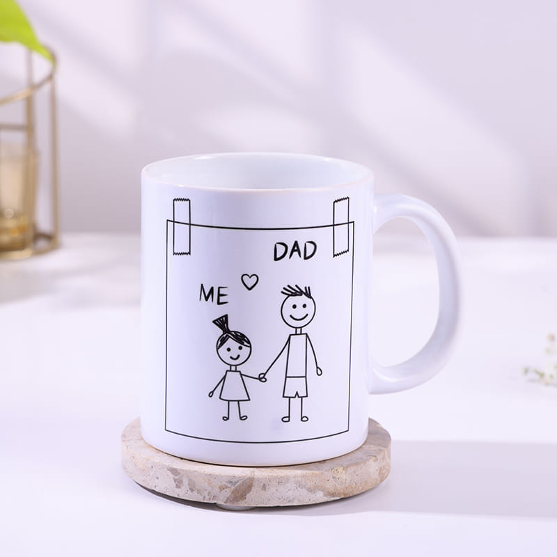 Ceramic Mug N Munchies Fathers Day Hamper