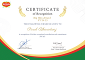 Delmonte Certificate