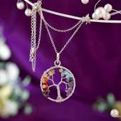 Chain Pendant set: jewellery gift for girlfriend