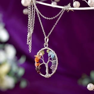Chain Pendant set: jewellery gift for girlfriend