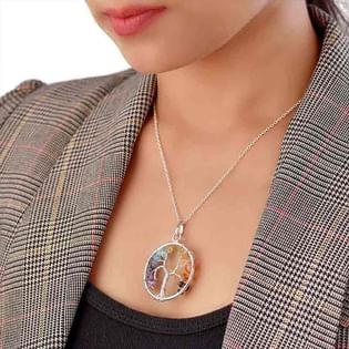Chain Pendant set: jewellery gift for girlfriend