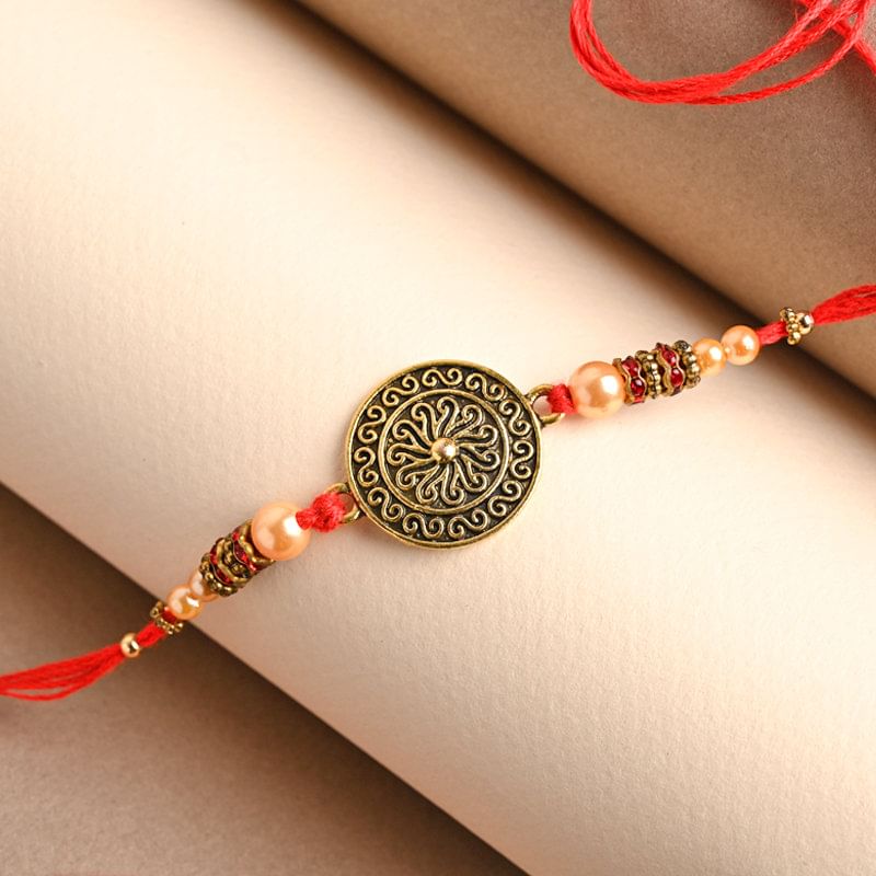 Chakra Dial Rakhi With Cashews-Australia