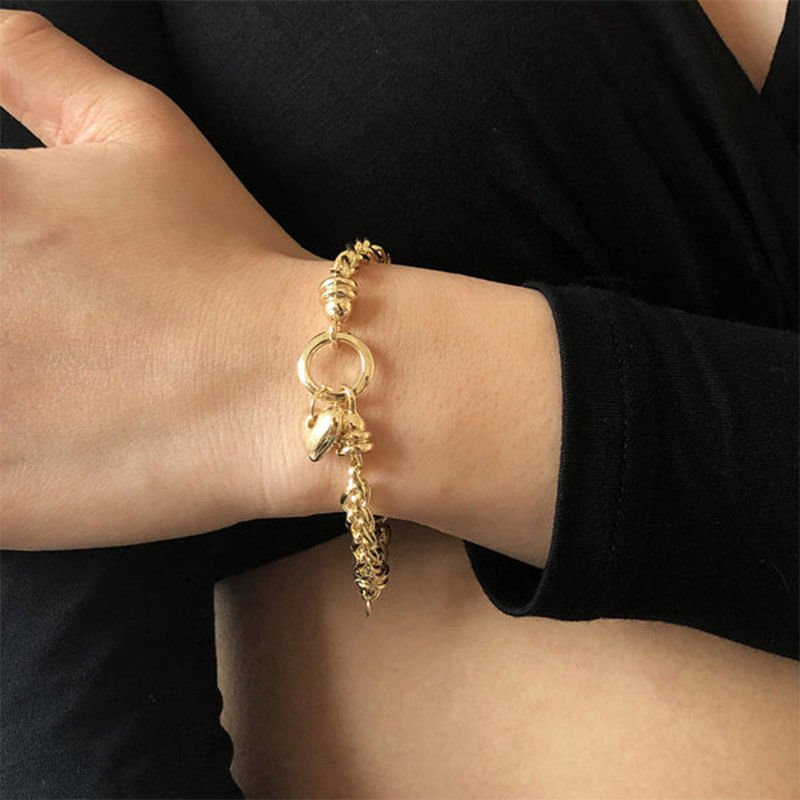 Charming Linked Heart Bracelet