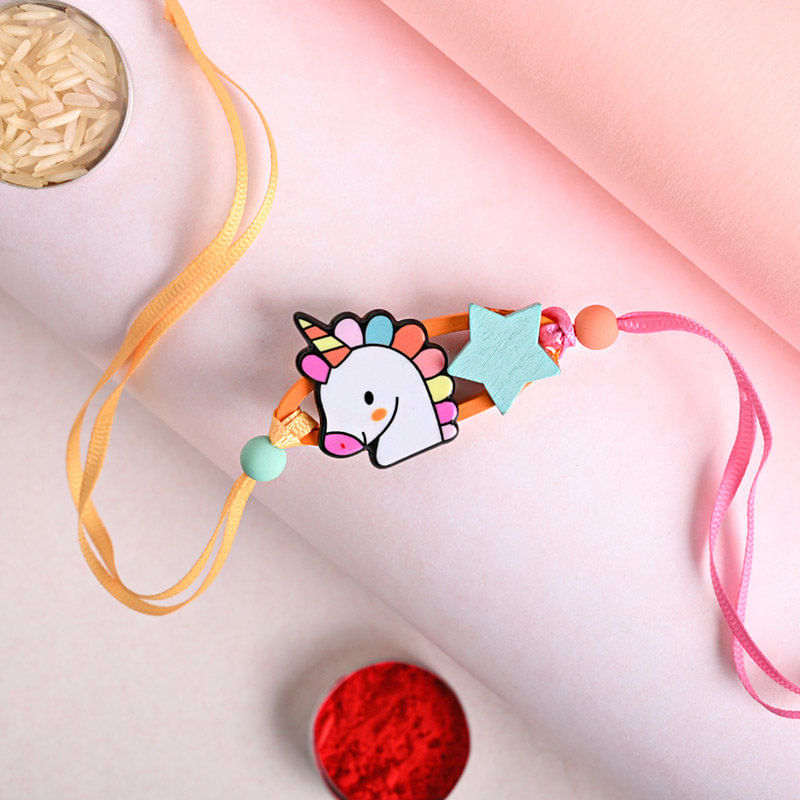 Charming Unicorn Rakhi - Send Rakhi to USA