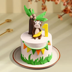 Cheeky Monkey Cake - Best for 1st Birthday