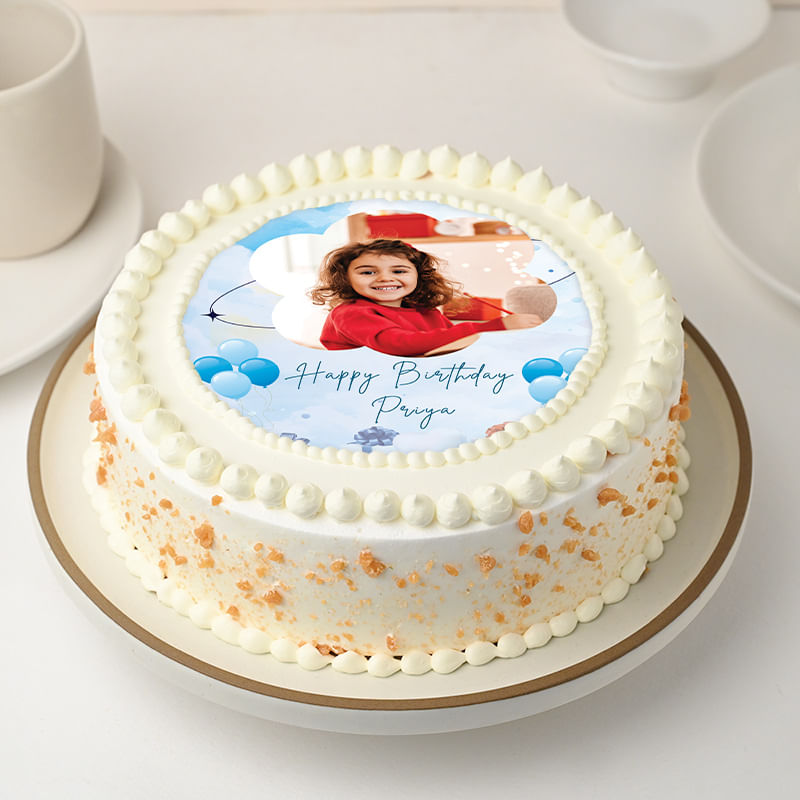 Cheerful Butterscotch Kids Cake