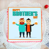 Happy Brothers Day Poster Cake