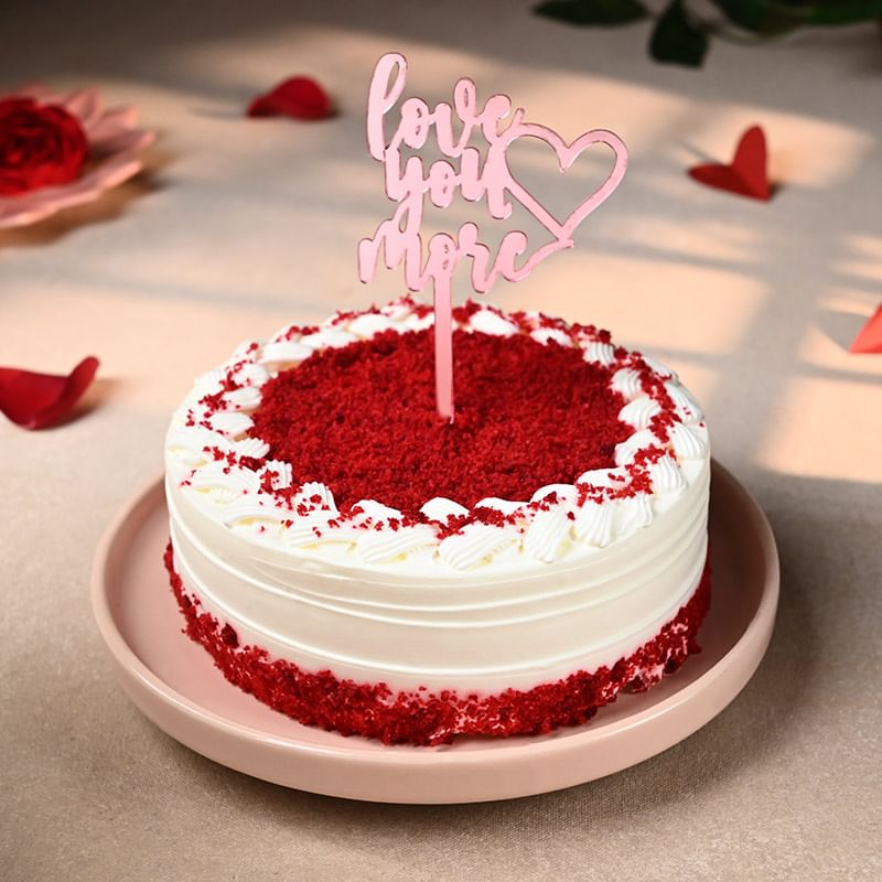 Cherished Love Red Velvet Cake