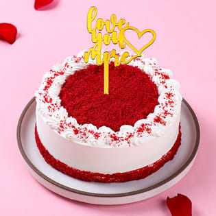 Cherished Love Red Velvet Cake