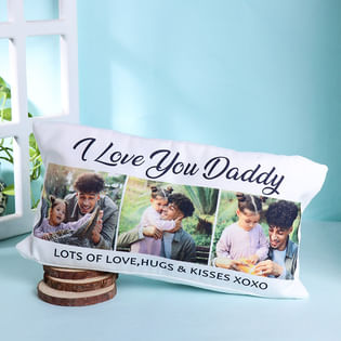 Cherished Photo Pillow For Dad