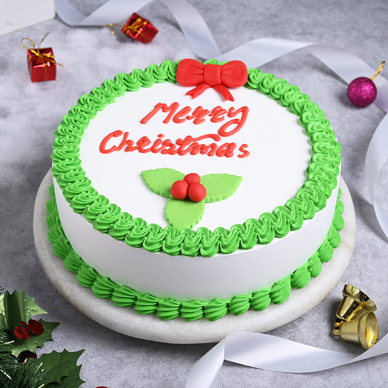 Cherry Merry Christmas Cake