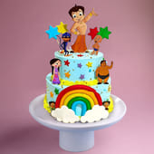 Chhota Bheem N Friends Theme Cake