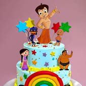 Chhota Bheem N Friends Theme Cake