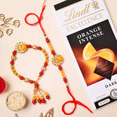 Bhaiya Bhabhi Rakhis With Dark Chocolate