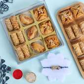 Chic Bro Rakhi With Baklava Delight